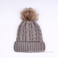 Outdoor knitted beanie hat for women and men